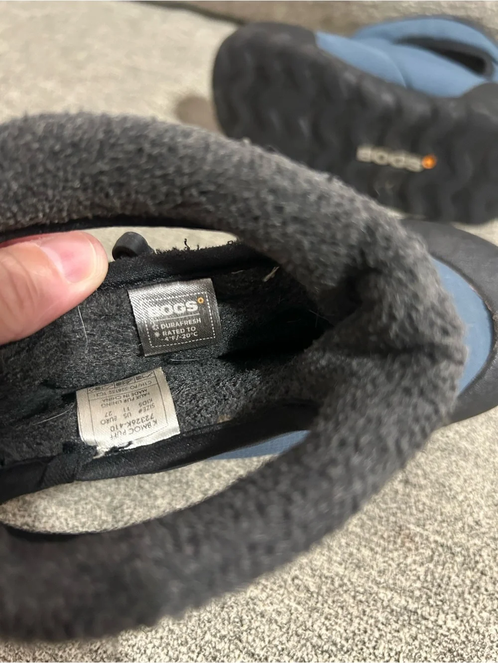 Bogs B-Moc Fleece Lined Snow Winter Mountain Boots Toddler Size 11